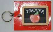 New w/ Tags Collector Avon Treasured Favorites "Teacher" Key Chain
