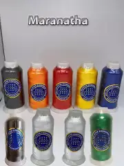 Embroidery machine polyester thread 5000 yds ( cone , spool )