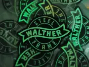 WALTHER - 2D & 3D PVC PATCH - BLACK/GLOW