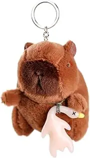 Capybara Plush Toy, Cute BBQ Series Bag Charm - Portable Animal Toy, Unique Fashion Accessory for Everyday and Outdoor Commuting