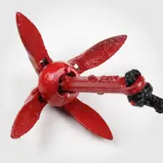 Large 1.5kg Folding GRAPNEL Lockable ANCHOR Kit - Canoe Kayak with Bag & Bouy
