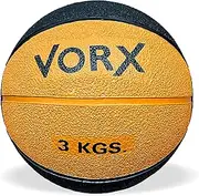 VORX Slam Ball Fitness Ball Medicine Ball Strength Training Boxing Core Exercise & Workout No Bounce Rubber 3kg Gym Or Home Use 1% Of Sale Value Will Be Donated To Children’s Hospital.