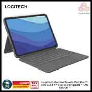 Logitech Combo Touch iPad Pro 11 Gen 4 3 2 & 1 920-010150 Oxford Grey *Express S