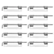 10 Pcs Spring Bolt Latch Cabinet Door Closure Security