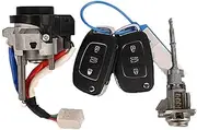 Car Door Lock Cylinder Key Ignition Switch Starter Lever 81905-F0500 8190F500 for Hyundai Elantra 2015-2020 Ignition Lock Starter Switch with Ke