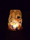 Seaglass Tealight Jar Outdoor Lighting Genuine Seaglass Vintage Art Cottagecore