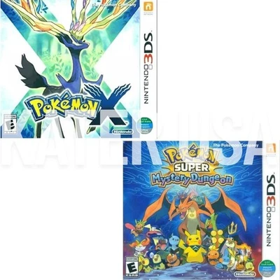 Pokemon X + Pokemon Super Mystery Dungeon 3DS New Game Bundle Special [RPG]