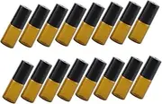 LOLIPPYY 20pcs Essential Oil Roller Bottles Refillable Glass Perfume Bottles with Tight Seal Lightweight Travel Friendly for Oils and Perfume Use