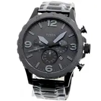 在飛比找蝦皮購物優惠-FOSSIL JR1401 手錶 50mm 鋼帶 大錶面 黑