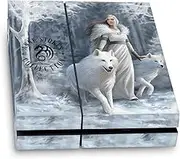 Official Anne Stokes Winter Guardians Art Mix Vinyl Sticker Gaming Skin Decal Cover Compatible with Sony Playstation 4 PS4 Console