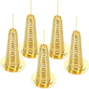 IWOWHERO Crochet Doll Storage Stand Needle Felting Doll Display Holder Sturdy Iron Material Elegant Decorative Rack Set of 6 Pcs