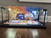 Nolan Ryan Custom 2-card PSA display case with LED lights