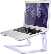 [Orionstar] Laptop Stand Portable Aluminum Laptop Riser Compatible with Apple Mac MacBook Air Pro 10 to 15.6 Inch Notebook Computer, Detachable Ergonomic Elevator Holder, Purple