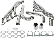 daili store Long Tube SS Headers W/Y Pipe Compatible With Silverado Compatible With Sierra Compatible With GMC 14-17 5.3L 6.2L