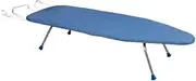 Ｂｅｓｇａ Household Ironing Board Small Ironing Board Ironing Clothes Tabletop Ironing Board Folding Ironing Board for Laundry Room, Blue with Iron Rest