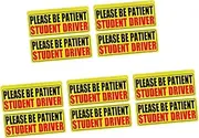 Sets Novice Driver Magnet Sign High Contrast Car Sticker Safety Caution for Learners Easy Install Multiple Colors Pcs