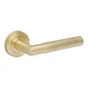 Zanda Architectural Satin Brass Vertex Passage Set