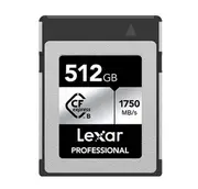 Lexar Professional CFexpress Type B card Silver Series 512GB Up to 1750MB/S read, up to 1300MB/s write,minimum sustained write speed 850MB/s1