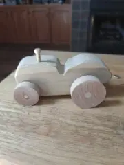 Hand Made Wooden Tractor By My 11yr Old Son