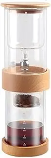 Iced drip coffee maker with Adjustable valve for Home Office, 16.9oz Cold Brew Drip Tower Coffee Makers with Filter Fits Most Coffee Pots
