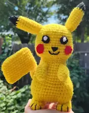 Pikachu Pokémon Amigurumi Crochet Plush Handmade