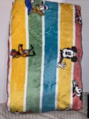 The Big One Oversized Plush Throw Blanket Disney Mickey Mouse Shapes 5'x 6'