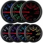 52mm GlowShift Black 7 Color LED Tachometer Tach Gauge - GS-C710