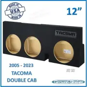 Toyota Tacoma Double Cab 2014 12" Triple Sub Box Subwoofer Enclosure 3 12"