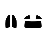For Chrysler Sebring Open Top 2007-10 Full Pre Cut Window Tint Kit Front & Rear