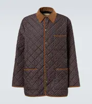 [Valentino] Valentino Polka-dot quilted jacket AU 99 brown