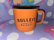 Bulleit Frontier Whiskey Coffee Mug Cup Orange Black