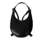 [Coperni] Coperni Swipe Oval-shaped Calfskin Backpack ONE SIZE BLACK