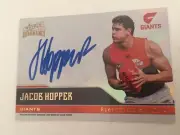 Dominance 2020 Select Jacob Hopper GWS Giants Player Ink Signature #023