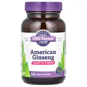 Oregon's Wild Harvest, American Ginseng, 50 Vegan Capsules (500 mg per Capsule)