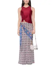 Rabanne Paisley Maxi Skirt