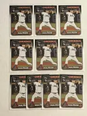 2024 Topps Series 2 Andrew Saalfrank Rookie Lot x10 Diamondbacks