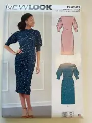 New Look N6681 Misses Dress Sewing Pattern Sizes 2 Styles Sizes 4-16