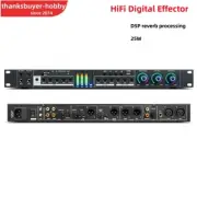 FX12L 25W Preamplifier Microphone HiFi Digital Effector DSP Reverb Processing