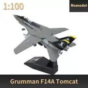 USAF Grumman F14A Tomcat Stealth Military Aircraft Diecast Toy NSmodel 1:100