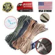 31M 100ft 9 Strand Core Cord Paracord Parachute Cord Lanyard Rope Survival Tool