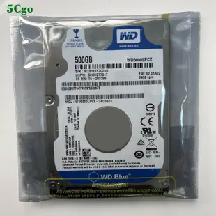 5Cgo【含稅】WD/西數 WD5000LPCX 500G 5400轉16M 2.5寸筆電電腦藍標SATA3 7mm薄盤