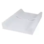 Childcare Universal High Density Foam Change Table Mat Pad w Safety Strap White