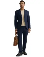 [Oxford] Byron Patch Pocket Jacket in Navy Check