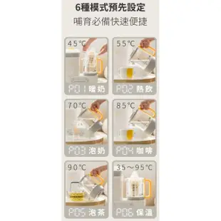 【Piyo Piyo 黃色小鴨】多功能調乳消毒鍋(蒸氣消毒鍋 調乳器 溫奶器 二合一 精準控溫 小體積 大容量)