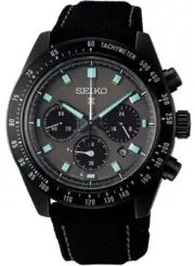 Seiko Prospex Speed ​​Timer Solar Chrono Black Series Night Vision SBDL105 Men's