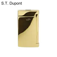 在飛比找momo購物網優惠-【S.T.Dupont 都彭】Slim7 防風打火機 金(2