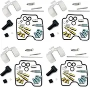 4 Sets Carburetor Repair Kit Version for YM XJR400 4HME F G/H J K l RH02J 2001~2007 with Float and Vacuum Diaphragm