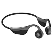 Touch-mounted Ear-mounted Sports Bluetooth Headset Stereo Waterproof Wireless Music Running Headset-Grey