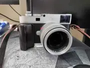 Wood Hand Grip L Plate Bracket Base Tripod Quick Release for Leica M11 Camera