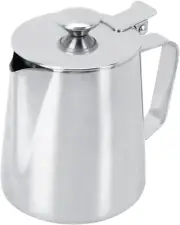 Milk Frothing Pitcher,Stainless Steel Coffee Milk Frother Cup Espresso Coffee Mi